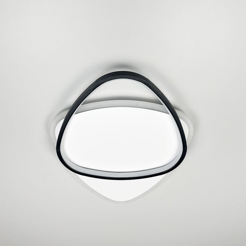 Сучасний LED-світильник у чорно-білому корпусі