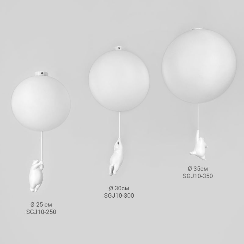 Світильник серії Bear Balloons Flush Mount Ø 25 см