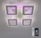 Люстра світлодіодна з пультом та додатком для телефону ROOM ICE RGB 70W 4S біла