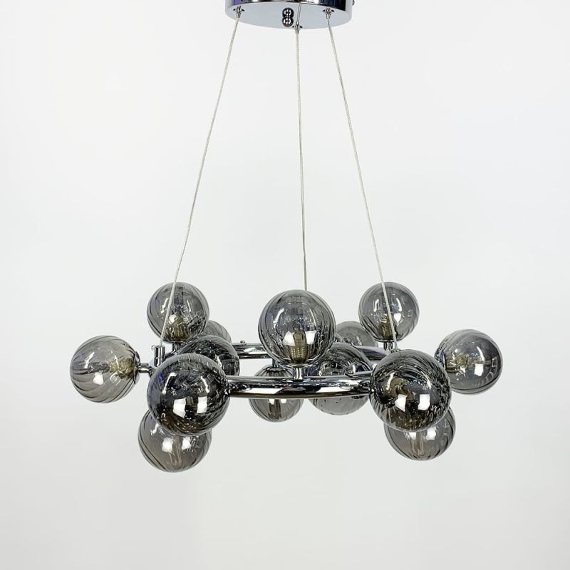Підвісна люстра в хромі Arte Lamp Bolla