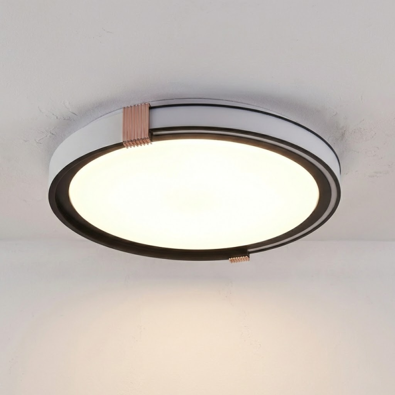 LED Світильник COLISEUM матовий 60W Ø 39.5 см 3000К-6500К з ДК білий з чорним