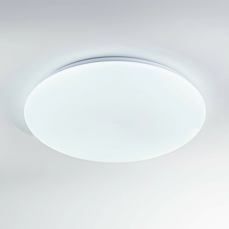 LED Світильник з пультом SIMPLE 60 Вт Ø 37 см білий матовий