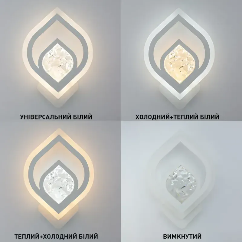 Світлодіодний світильник бра AZALIA ICE 13 Вт