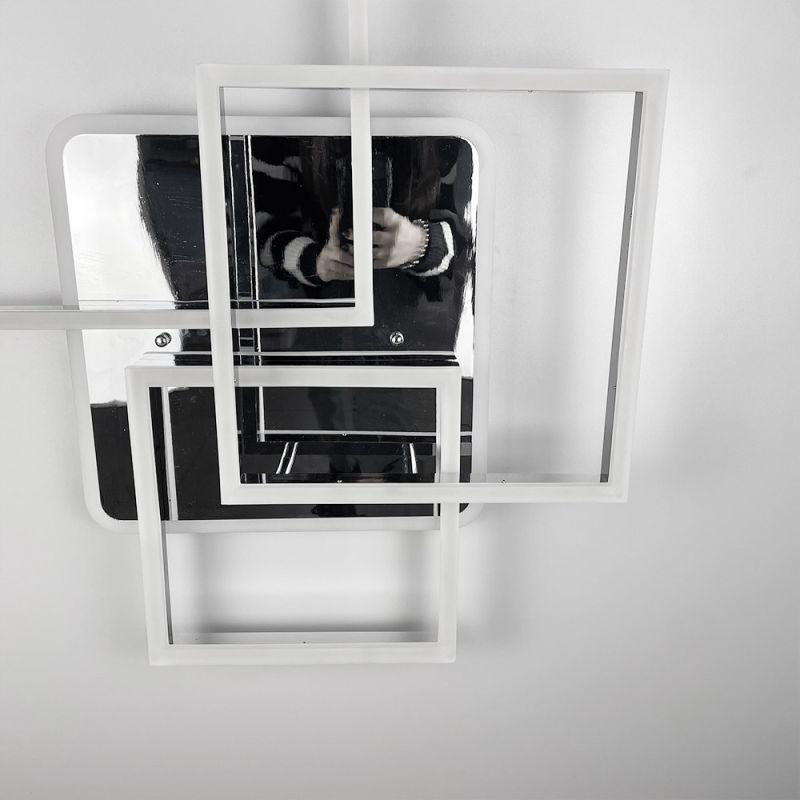 Світлодіодна люстра Ideal Lux Frame у хромованому корпусі