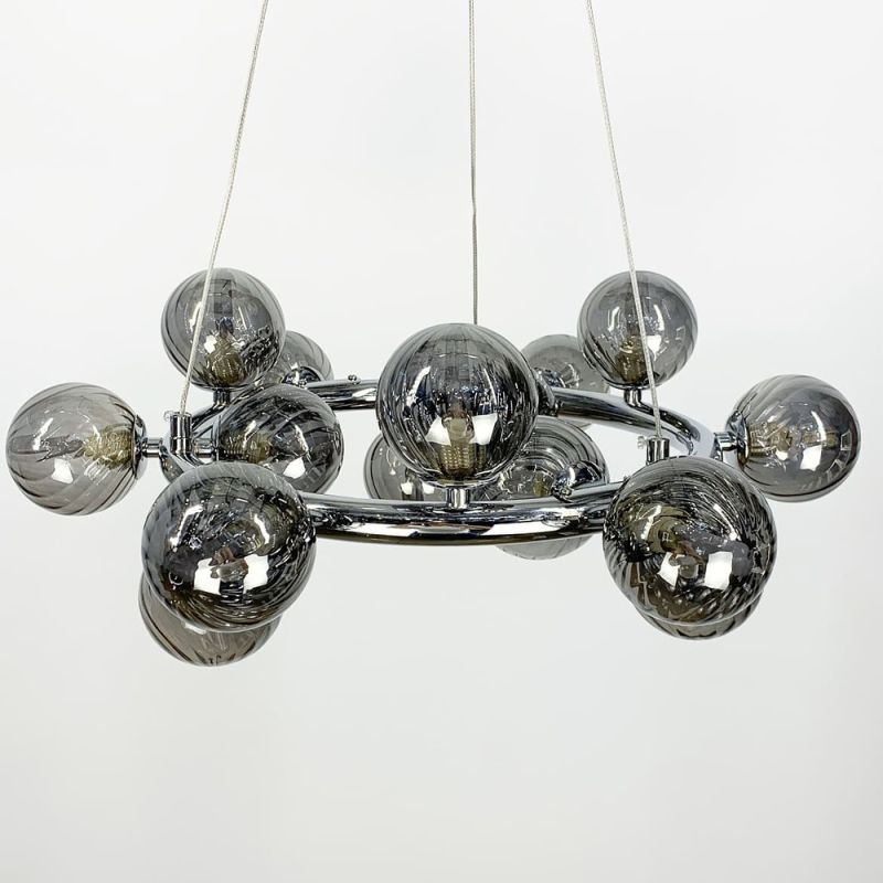 Підвісна люстра в хромі Arte Lamp Bolla