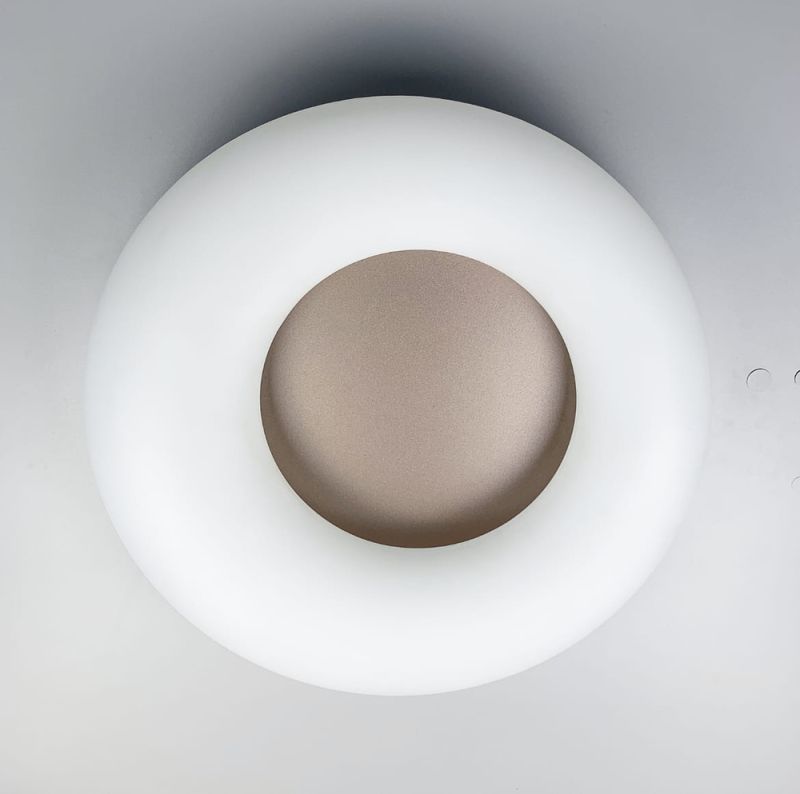 Стельова LED люстра із кремовою серединою Ø 47 см