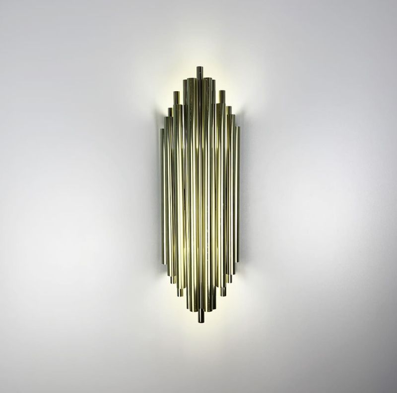 Дизайнерський настінний світильник Harmonic Gold