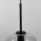 Підвісний світильник з прозорим плафоном та чорним корпусом