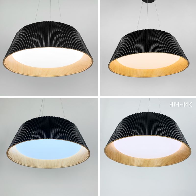 LED світильник підвісний UMBRIA  в чорному корпусі