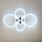 LED люстра з кільцями, що розсіює світло на 360°