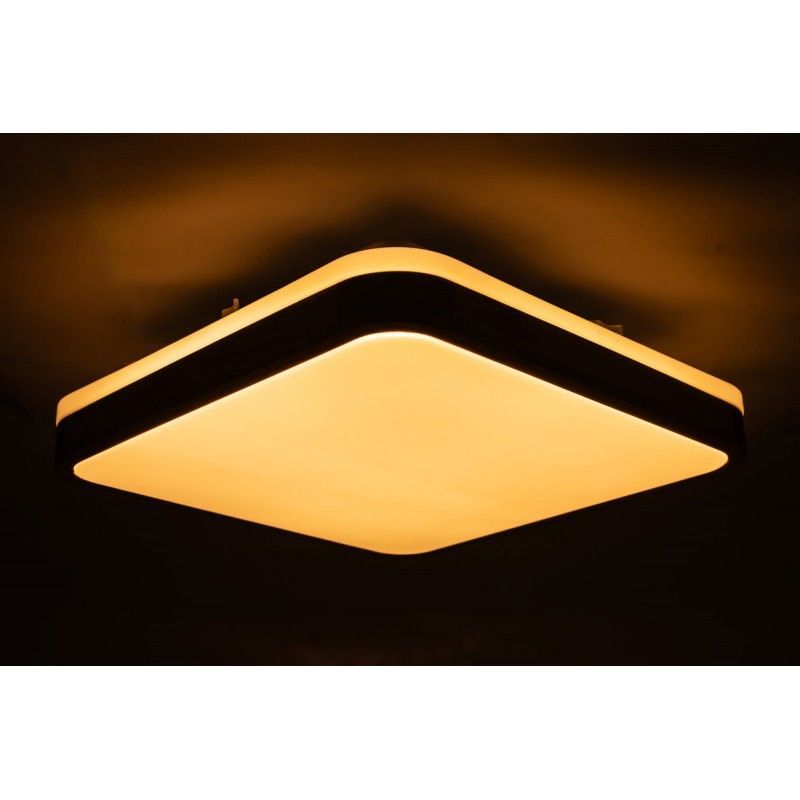 Світильник GLOW матовий 60W 39 см діаметр 3000К-6500К з ДК горіх