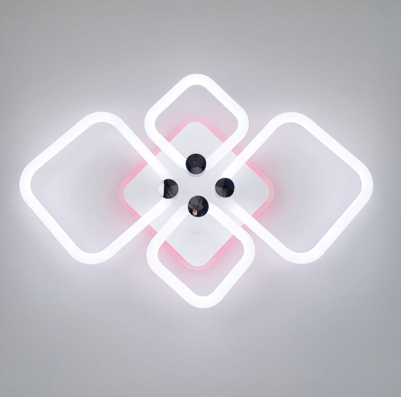 Світильник з LED кільцями, що розсіює світло на 360°