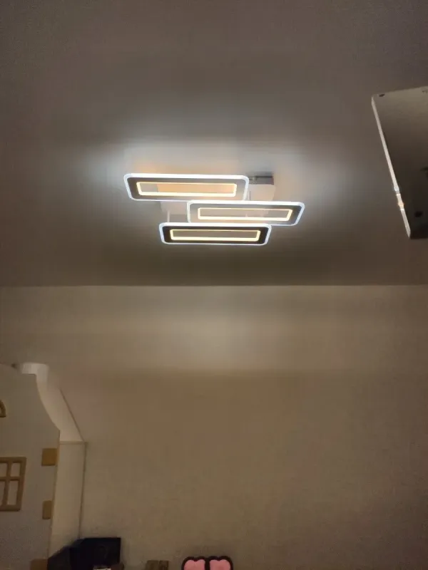 Світлодіодна люстра з пультом та мобільним додатком TRIPLEX DOUBLE 110W
