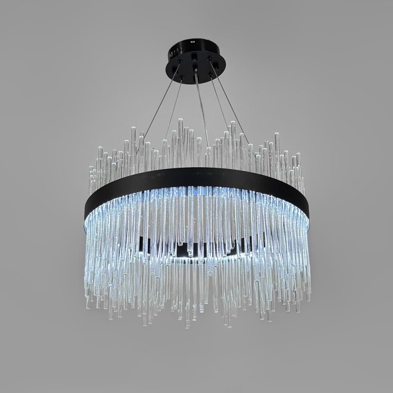 Розкішна люстра COLISEUM BLACK Ø 50 см