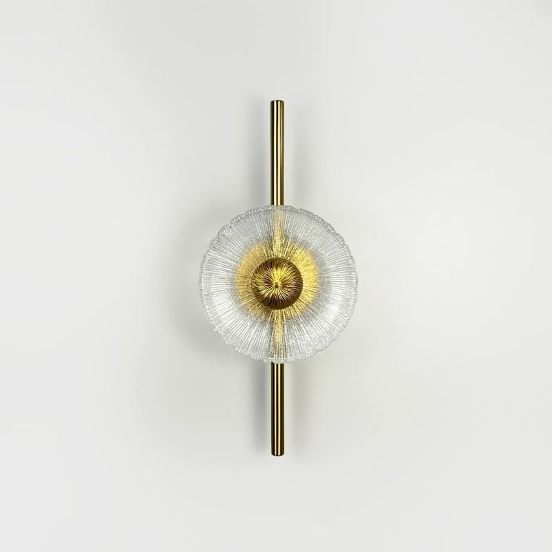 Елегантне декоративне латунне бра з імітацією квітки