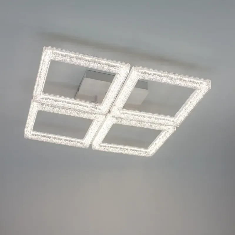 Світильник світлодіодний квадрат OBRII ICE 65 W Ø 46.5 см