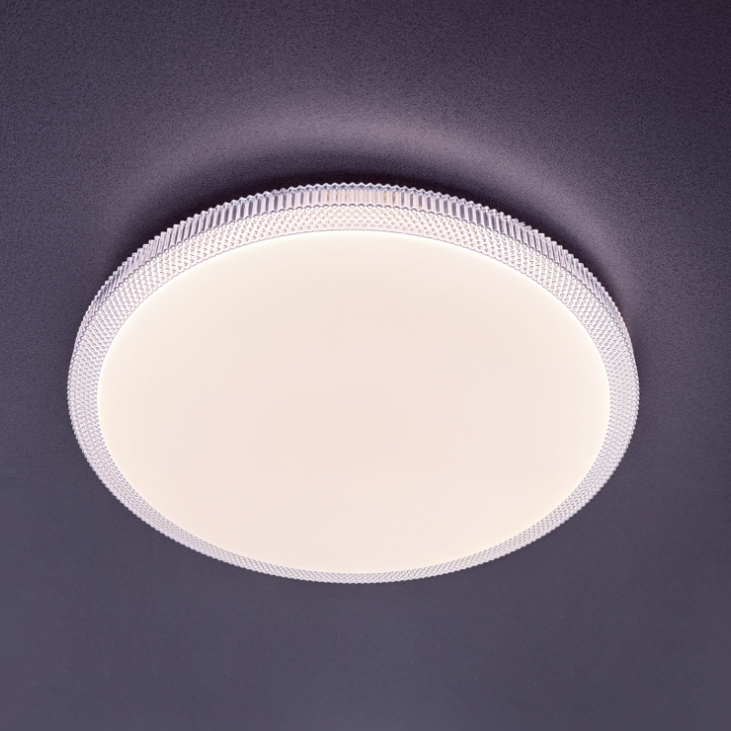 Стельовий SMART світильник CRYSTAL 48W круглий на 3 режими IP20