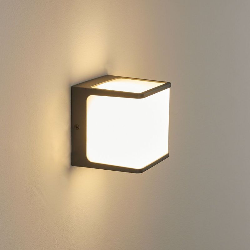 Світильник фасадний вуличний LED архітектурний світильник CUBE 8W 4200K IP65 чорний