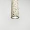 Підвіс Terrazzo Cylinder Long із білим бетонним плафоном 30х6 см 