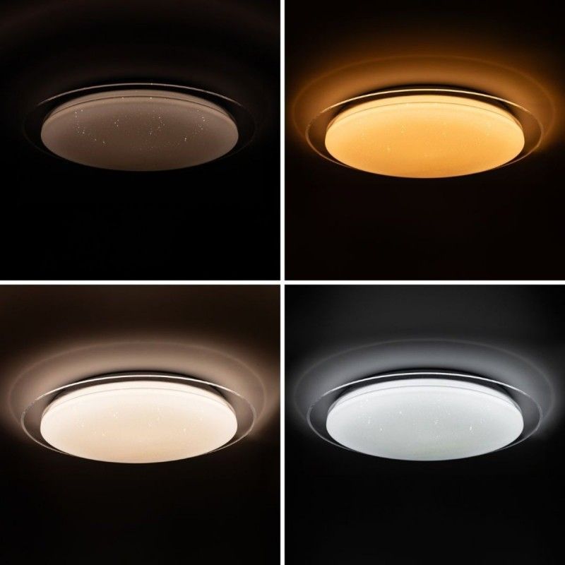 LED Світильник SATURN зоряне небо 60W з пультом на 3 режими освітлення IP40