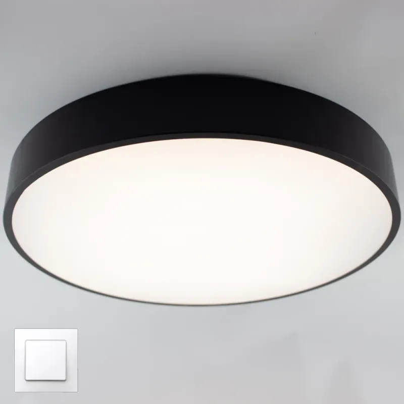 Люстра світлодіодна ONIX 60W кругла чорного кольору