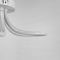 Стельова біла LED люстра з трьома завитками