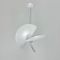 Футуристична люстра у білому корпусі Ø 60 см