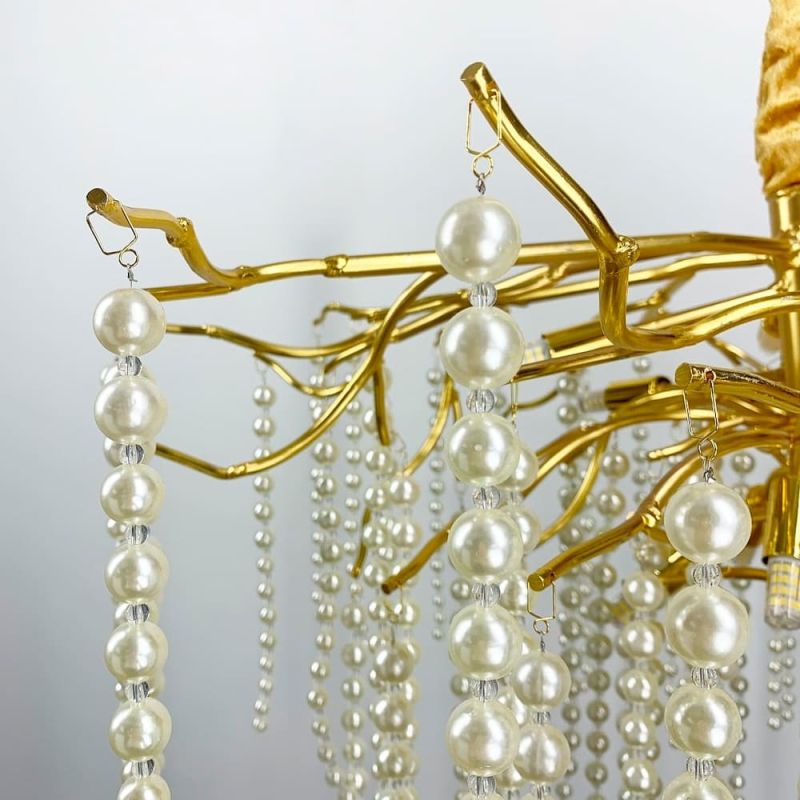 Чарівна люстра в золоті Pearl selection Ø 80 см