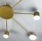 Стельовий LED світильник золотистого кольору