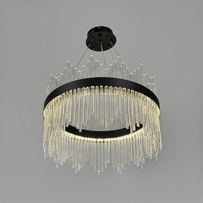 Розкішна люстра COLISEUM BLACK Ø 50 см