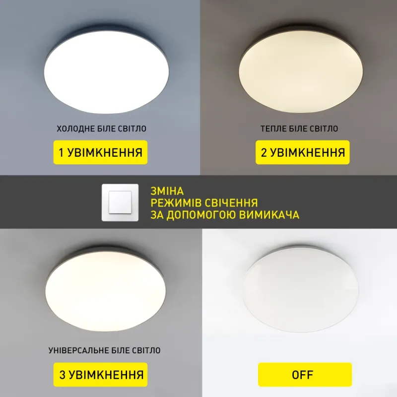 LED Світильник MOON Ø 38 см 50 Вт білий з срібним