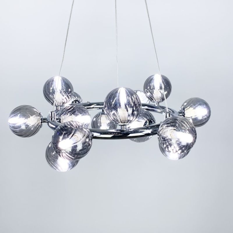 Підвісна люстра в хромі Arte Lamp Bolla