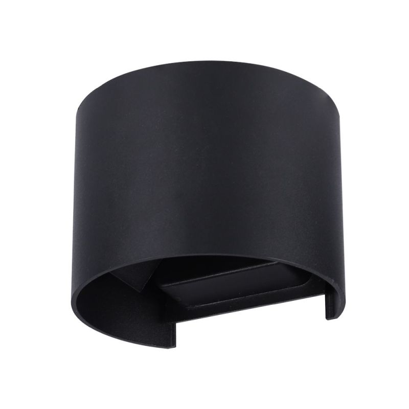 Архітектурний фасадний LED світильник ECLIPSE-R 12W IP65 чорний