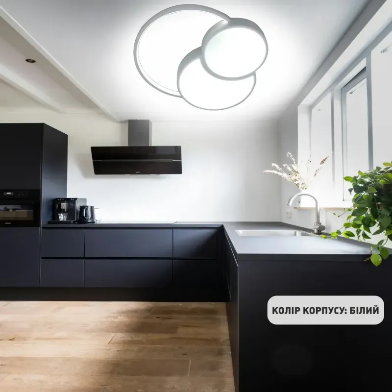 Світлодіодна люстра з пультом ECONOMICO 60W біла