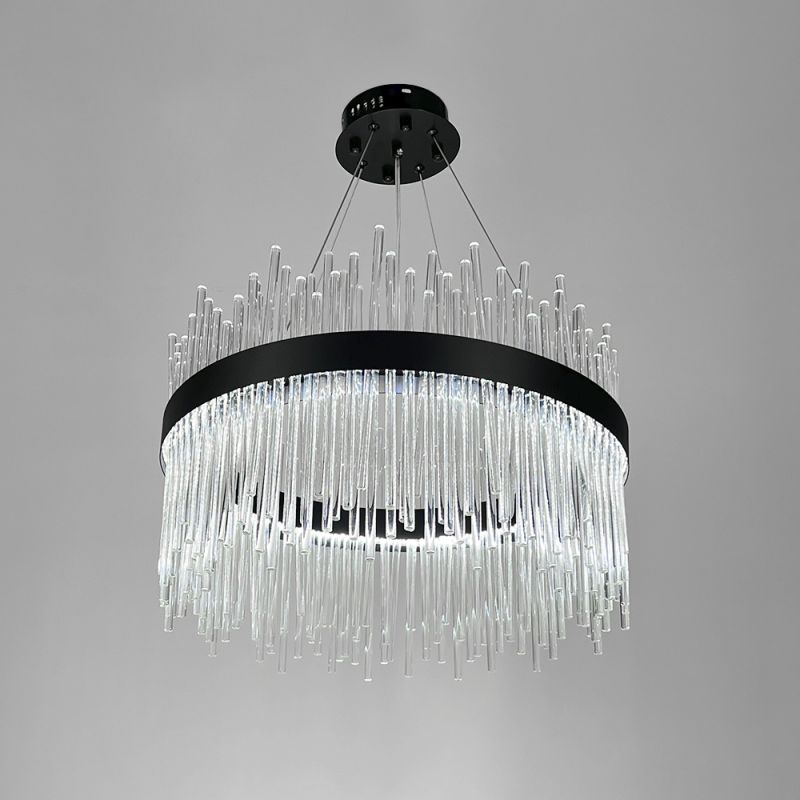 Розкішна люстра COLISEUM BLACK Ø 50 см