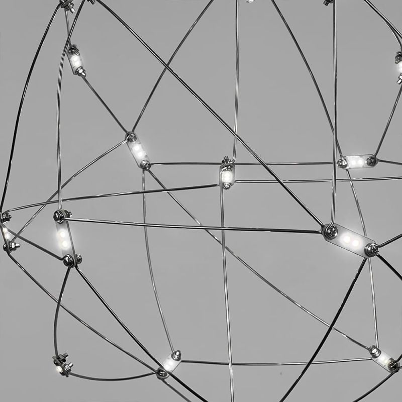 Led-світильник із підвісною каркасною конструкцією Ø35х50 см 