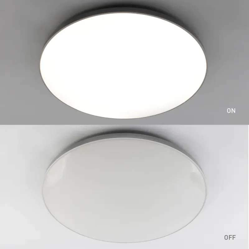 LED Світильник MOON Ø 38 см 50 Вт білий з срібним