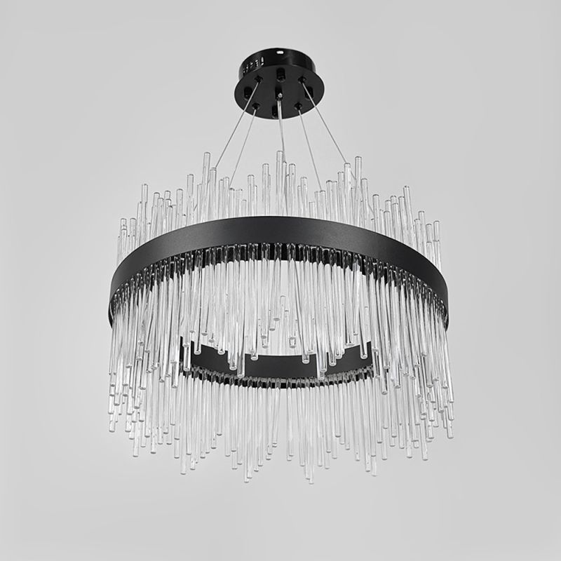 Розкішна люстра COLISEUM BLACK Ø 50 см