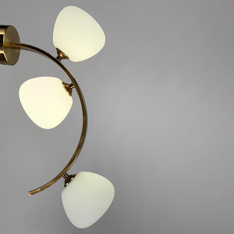 Вражаючий стіновий світильник MODERN FLORAL ARCH на 3 плафони