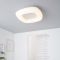 Стельовий LED світильник Schuller із білою основою 47×47 см