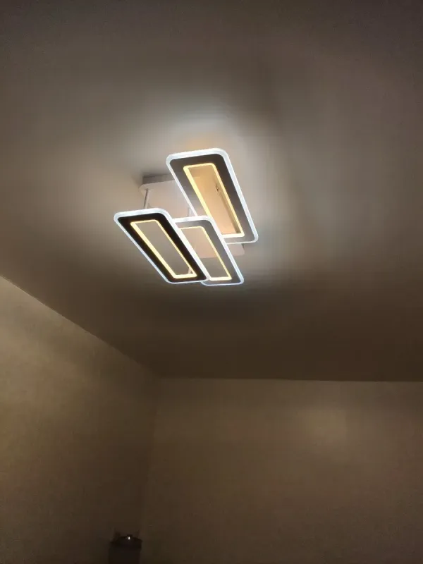 Світлодіодна люстра з пультом та мобільним додатком TRIPLEX DOUBLE 110W