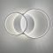 Люстра світлодіодна з пультом AKRILIKA ROUND 80W 3R WHITE біла