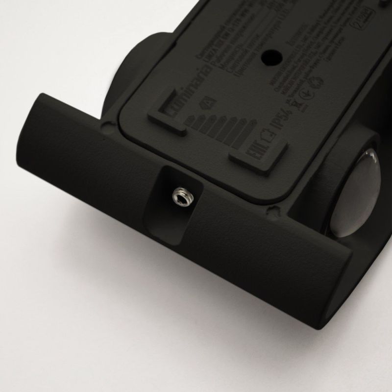 Світильник світлодіодний настінний, бра LINZA SIX 6W  3000K BLACK  IP54