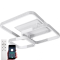 Люстра світлодіодна з пультом AKRILIKA SQUARE 130W 4S WHITE підключення до смартфону