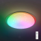 RGB смарт світильник з пультом SATURN 25W RGB круглий