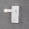 LED настінний світильник BITRIX-H 3W 4200K IP20 білий з вимикачем на корпусі