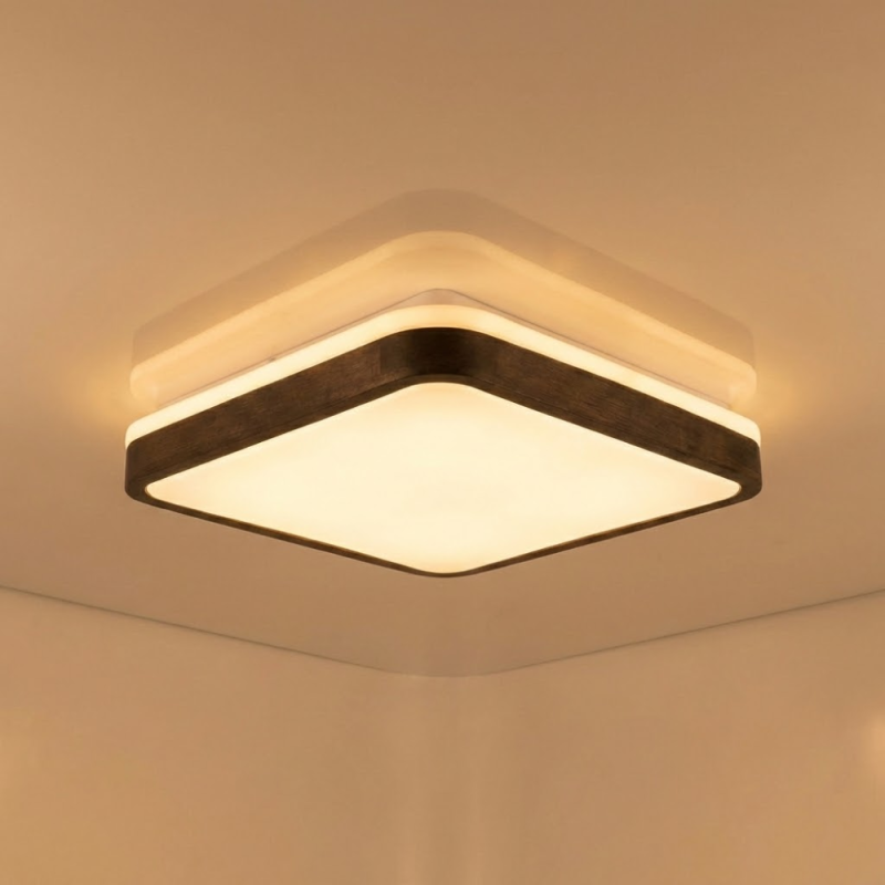 Світильник GLOW матовий 60W Ø 39 см 3000К-6500К з ДК махагон