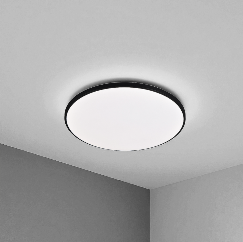 LED світильник smart PLOMBIR Ø 46 круг 72W 3000-6500K IP20 чорний