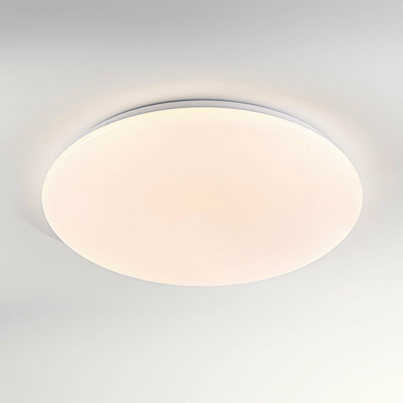 LED Світильник з пультом SIMPLE 60 Вт Ø 37 см білий матовий