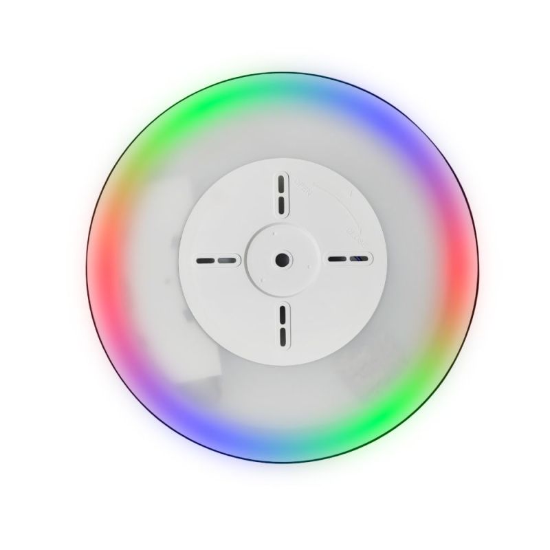 LED світильник стельовий MILLENNIUM RGB підсвідка білий круг 48W з пультом
